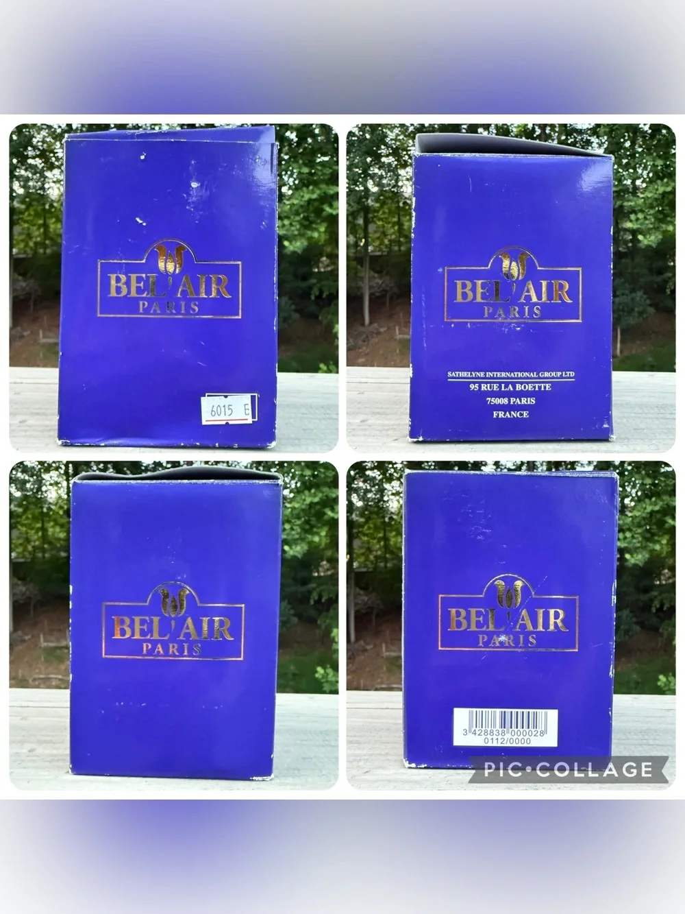 NIB Bel'Air Paris Luxury Frosted Glass Catalytic Diffuser Fragrance Oil Kit
